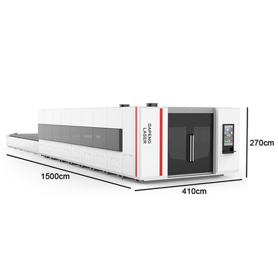 High Power Full Enclosed 6025 3000W-20000W Metal CNC Fiber Laser Cutting Machine Price