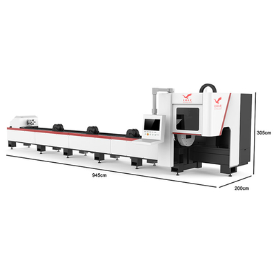 6012 6016 6022 6032 6035 6040 6052 CNC Automatic Metal Round Square Pipe Tube Fiber Laser Cutting Machine